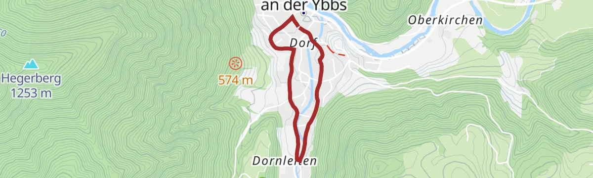 Route map: 1000 Schritte-Weg